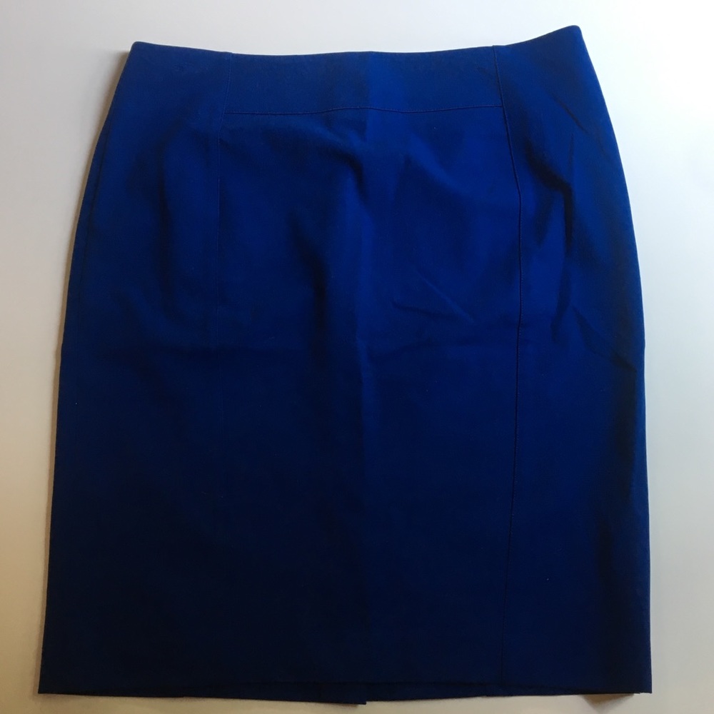 Ann Taylor blue pencil skirt NWT